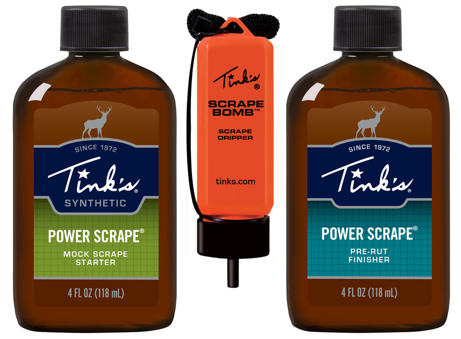 Tinks W5226 Power Scrape All-Season Deer Attractant Pre-Rut Finisher Scent Mock Scrape Starter Scent 4 oz Dripper