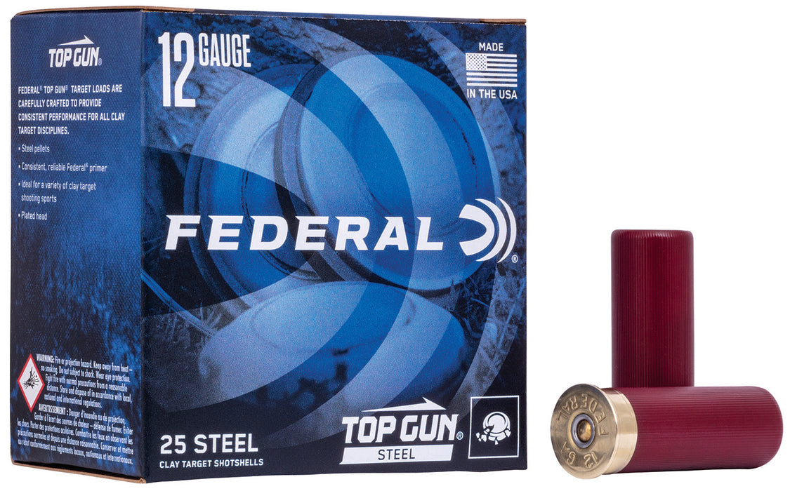 Federal TG1477 Top Gun  12 Gauge 2.75" 1 1/8 oz 7 Shot 25 Per Box/10 Cs