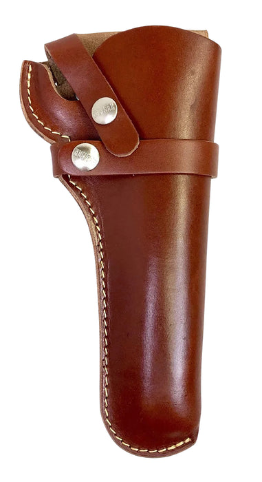 Hunter Company 1100-16 Belt  OWB Size 16 Chestnut Tan Leather Belt Loop Fits SA Revolver Fits 4.75-5.50" Barrel Right Hand Compatible w/ Hunter Buscadero/Straight Cartridge Belts