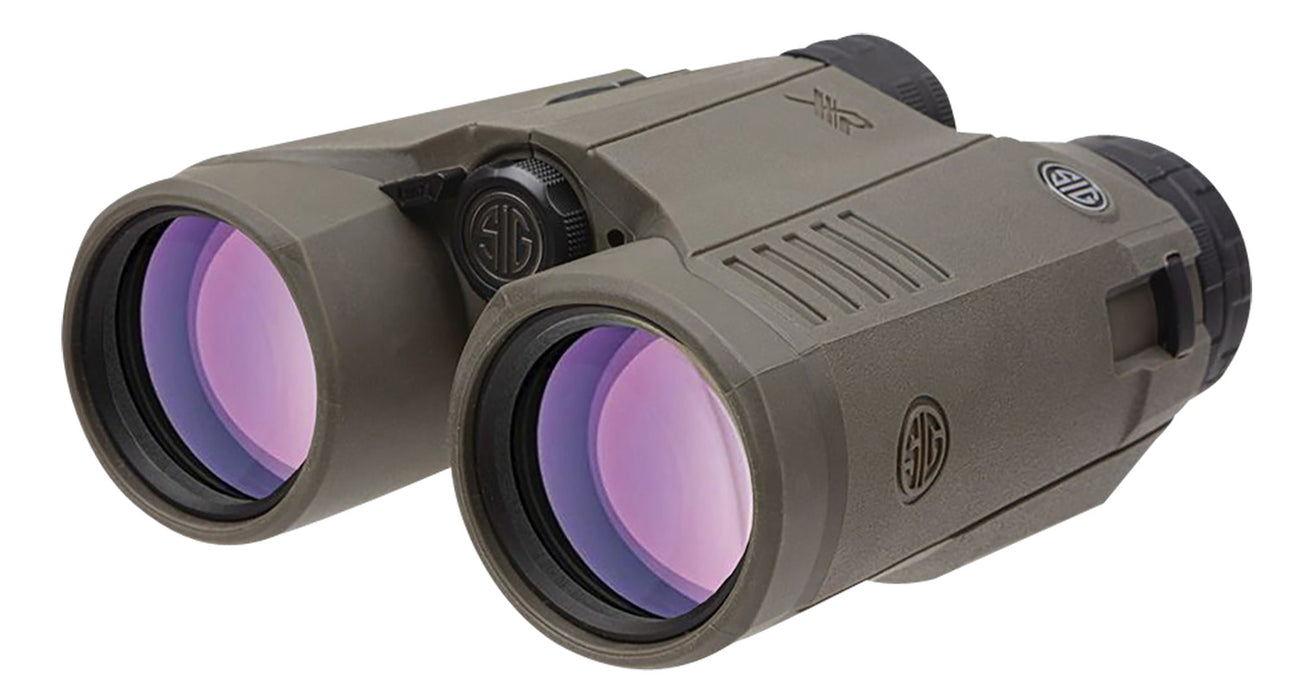 Sig Sauer Electro-Optics SOK6K105 KILO6K HD Rangefinding Binocular OD Green 10x42mm Circle Reticle
