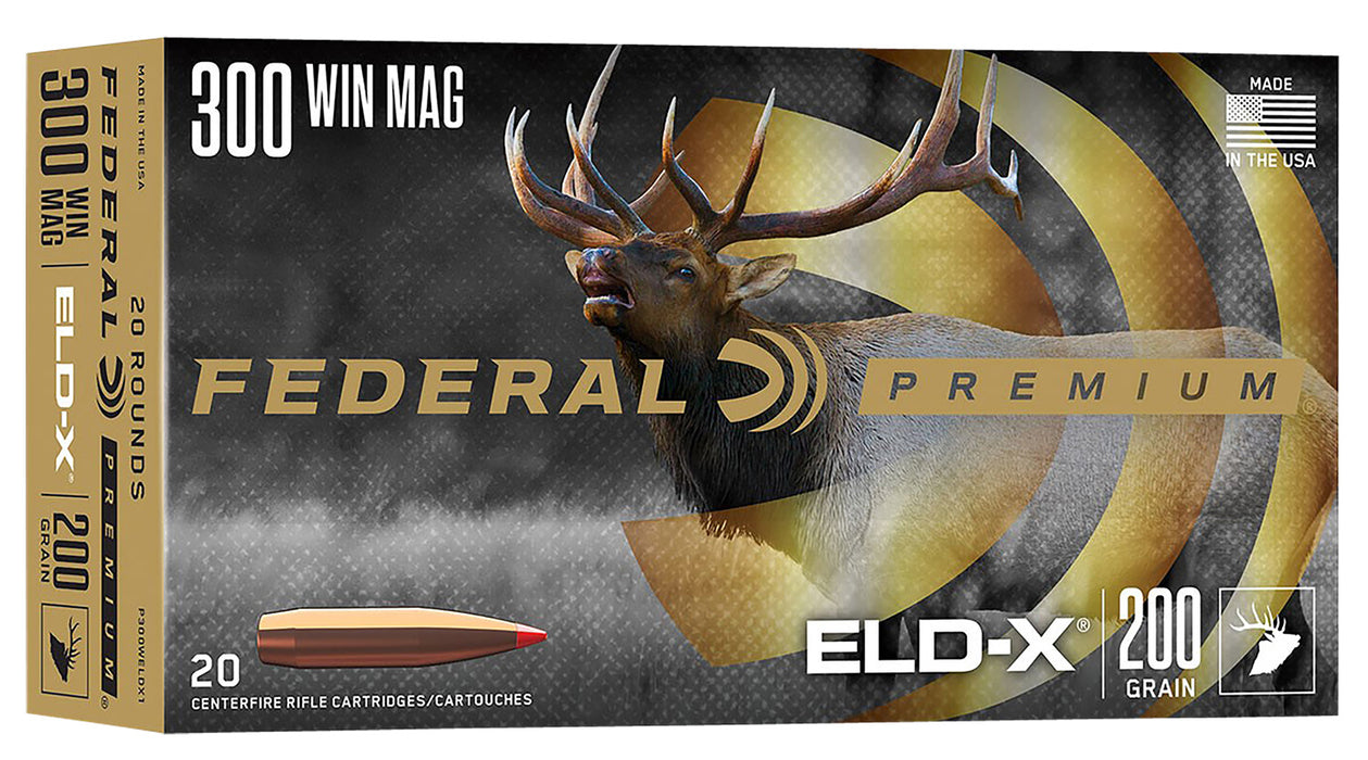 Federal P300WELDX1   300 Win Mag 200 gr Extremely Low Drag-eXpanding (ELD-X) 20 Bx/10 Cs