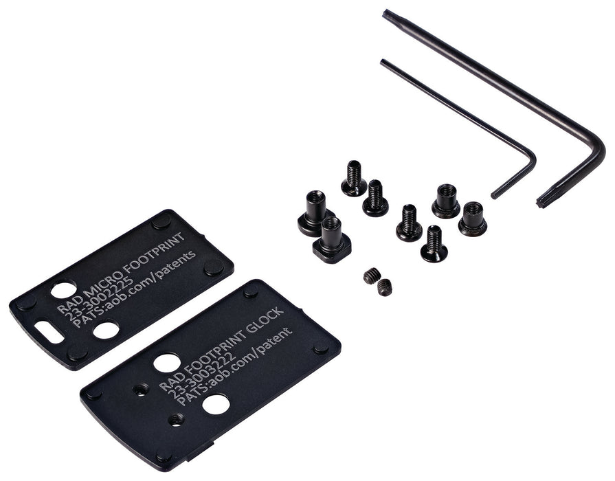 Crimson Trace 013000186 CT RAD Dovetail Mounting Kit  Black