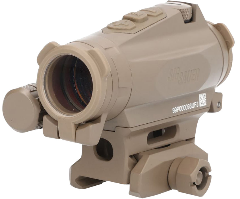 Sig Sauer Electro-Optics SOR44002 Romeo4XT-Pro  Flat Dark Earth 1x20mm 2 MOA Red Ballistic Circle Dot Multi Reticle