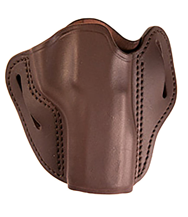 Uncle Mikes-leather(1791) UMOWB4BRWR Outside The Waistband Holster OWB Size 04 Brown Leather Belt Slide Fits Sig P320 Right Hand