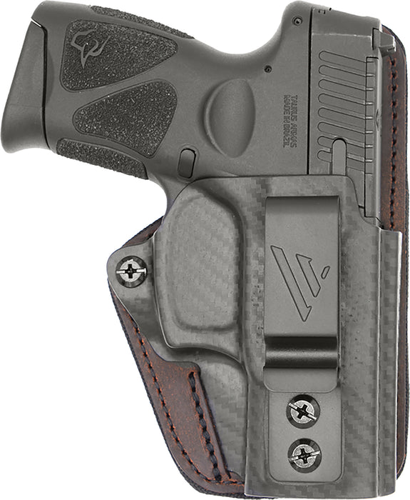 Versacarry CFC211HCT Comfort Flex Custom IWB Brown Polymer Belt Clip Fits Springfield Hellcat Right Hand