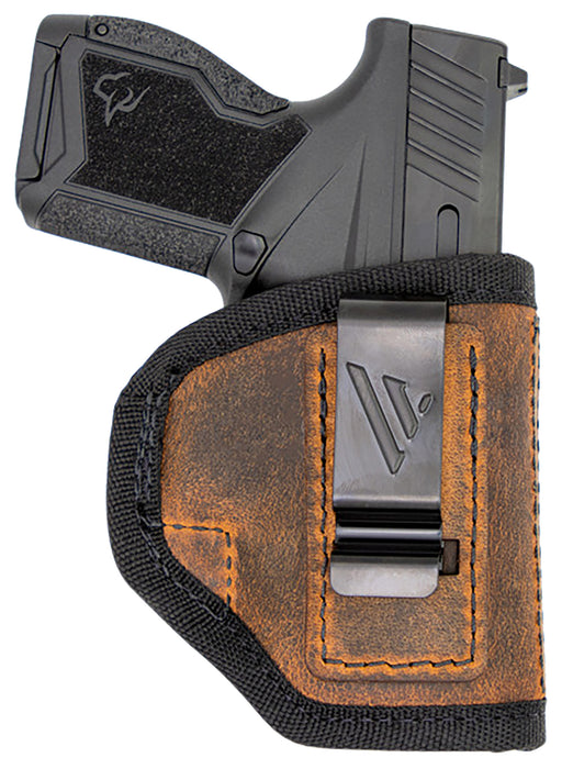 Versacarry RA2112 Ranger  IWB Size 02 Brown Leather Belt Clip