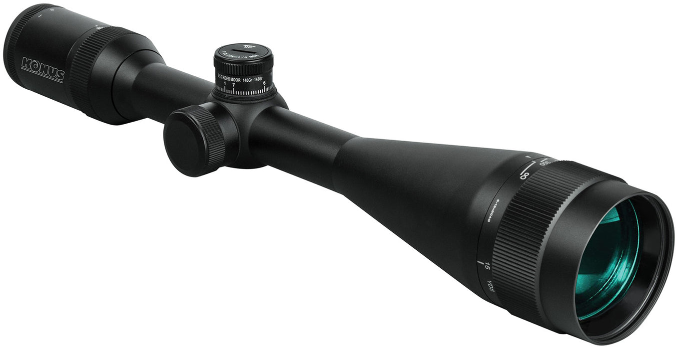 Konus 7227 Konus-CX  Matte Black 6-18x 50mm 25.40mm Tube Duplex 6.5 Creedmoor Reticle