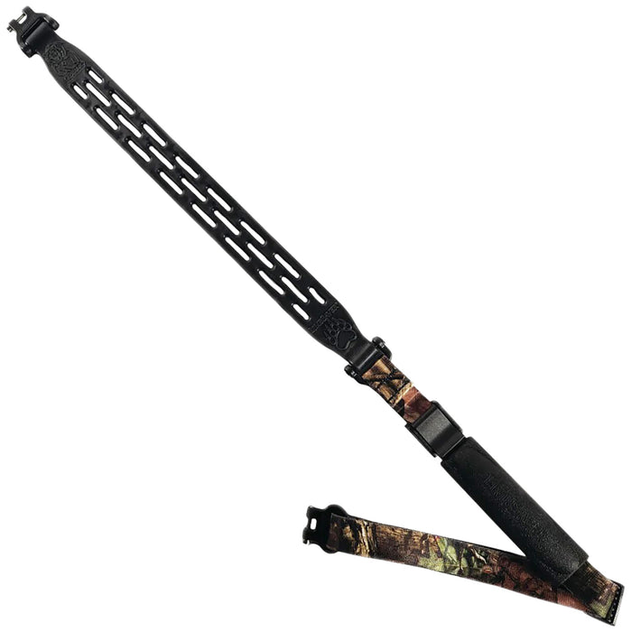 Limbsaver 12295 Kodiak-Air Sling made of Black NAVCOM Rubber & Mossy Oak Break-Up Nylon with 1" W & Adjustable Design for Rifles