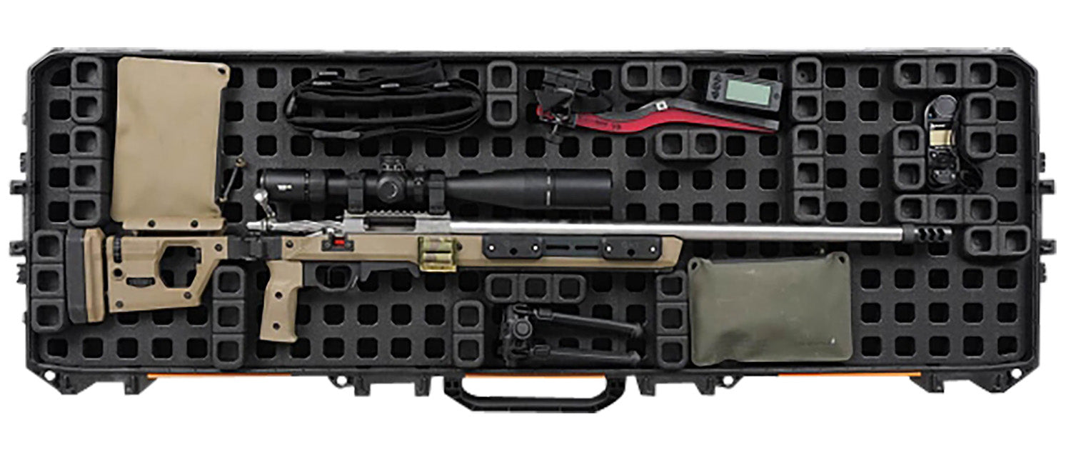 Magpul MAG1302-BLK DAKA Grid Organizer Black Polypropylene for Pelican 800 Vault Double Rifle Case