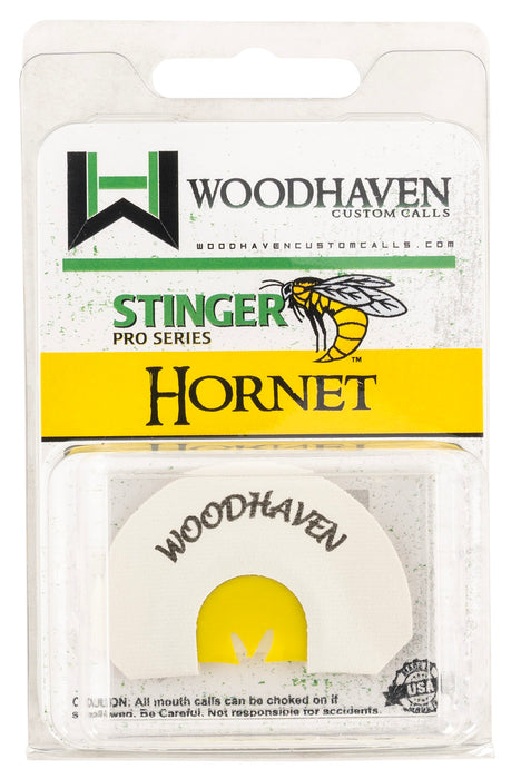 Woodhaven WH007 Hornet  Diaphragm Call Double Reed Attracts Turkey White