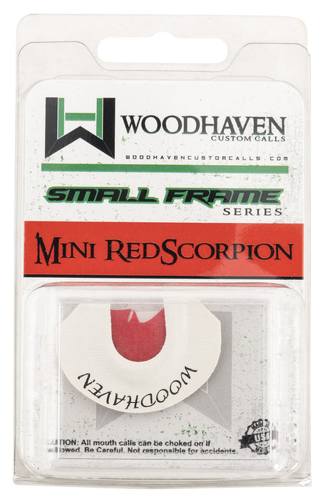 Woodhaven WH122 Red Scorpion  Diaphragm Call Triple Reed Attracts Turkey White