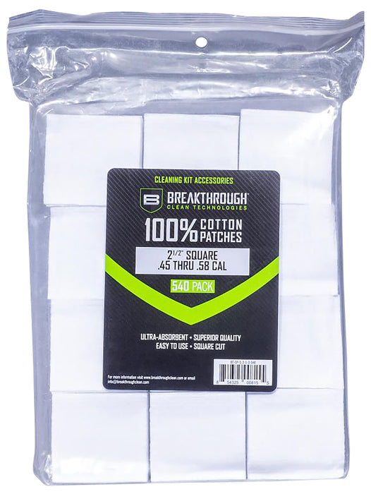 Breakthrough Clean BTCPS21/2540 Square Patches 45/54 Cal 540 pieces