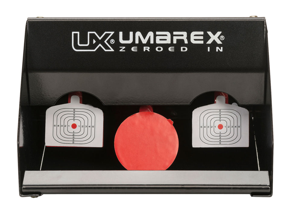 Umarex USA 2218075 Trap Shot Re-Setable Steel Red/White Target Air Rifle