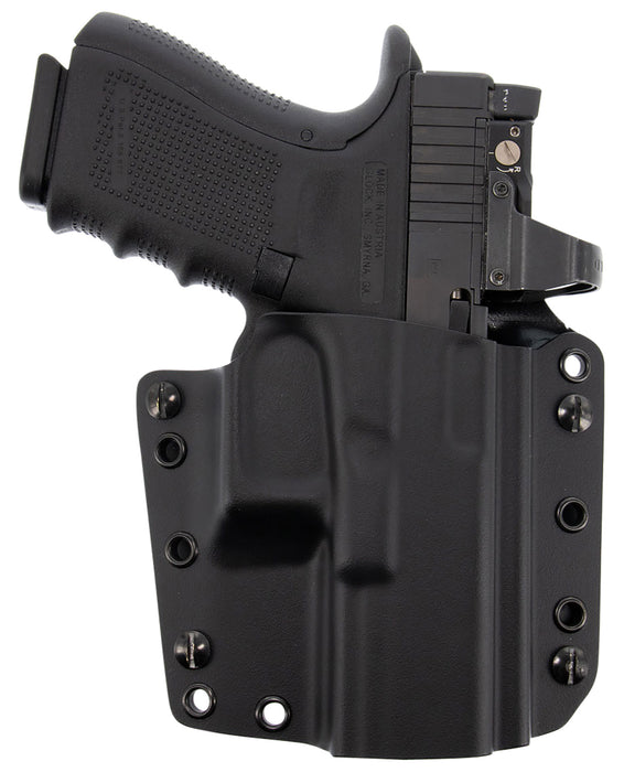 Galco CVS224RB Corvus  IWB/OWB Black Kydex Belt Loop Fits CZ P-10F/Glock 17 Gen 5/Zev Tech Right Hand