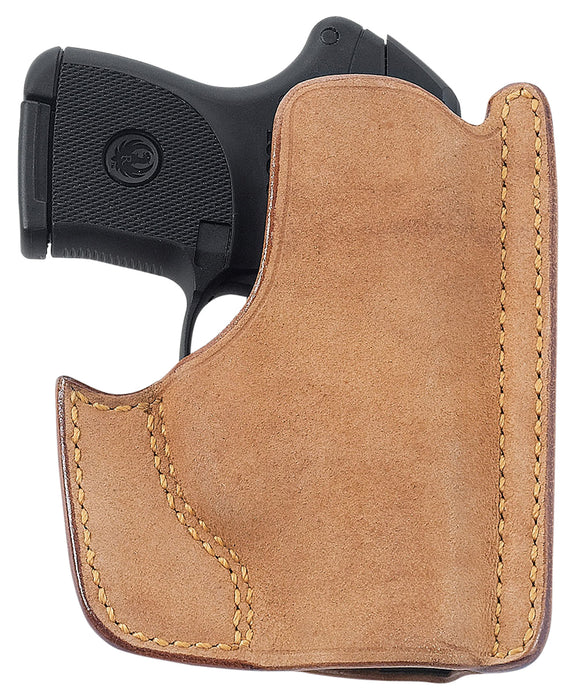 Galco PH652 Front Pocket  Natural Horsehide Fits Springfield XD-S/Taurus 709 Slim/Ruger Max-9/FN 503 Ambidextrous