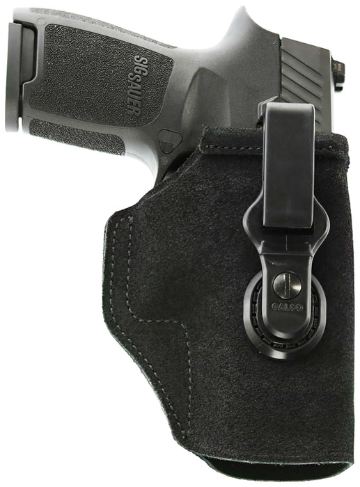 Galco TUC890B Tuck-N-Go 2.0 IWB Black Leather UniClip/Stealth Clip Fits Ruger Max-9 Ambidextrous