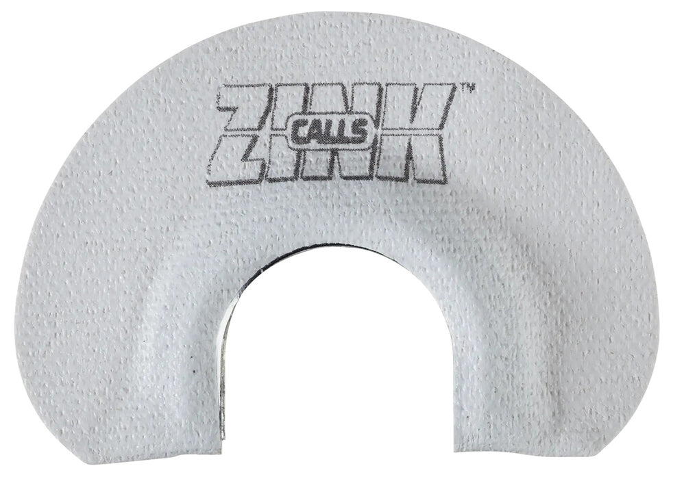 ZINK ZNKZNK312 Lucky Lady  Diaphragm Call Triple Reed Turkey Sounds White V-Notch Cut