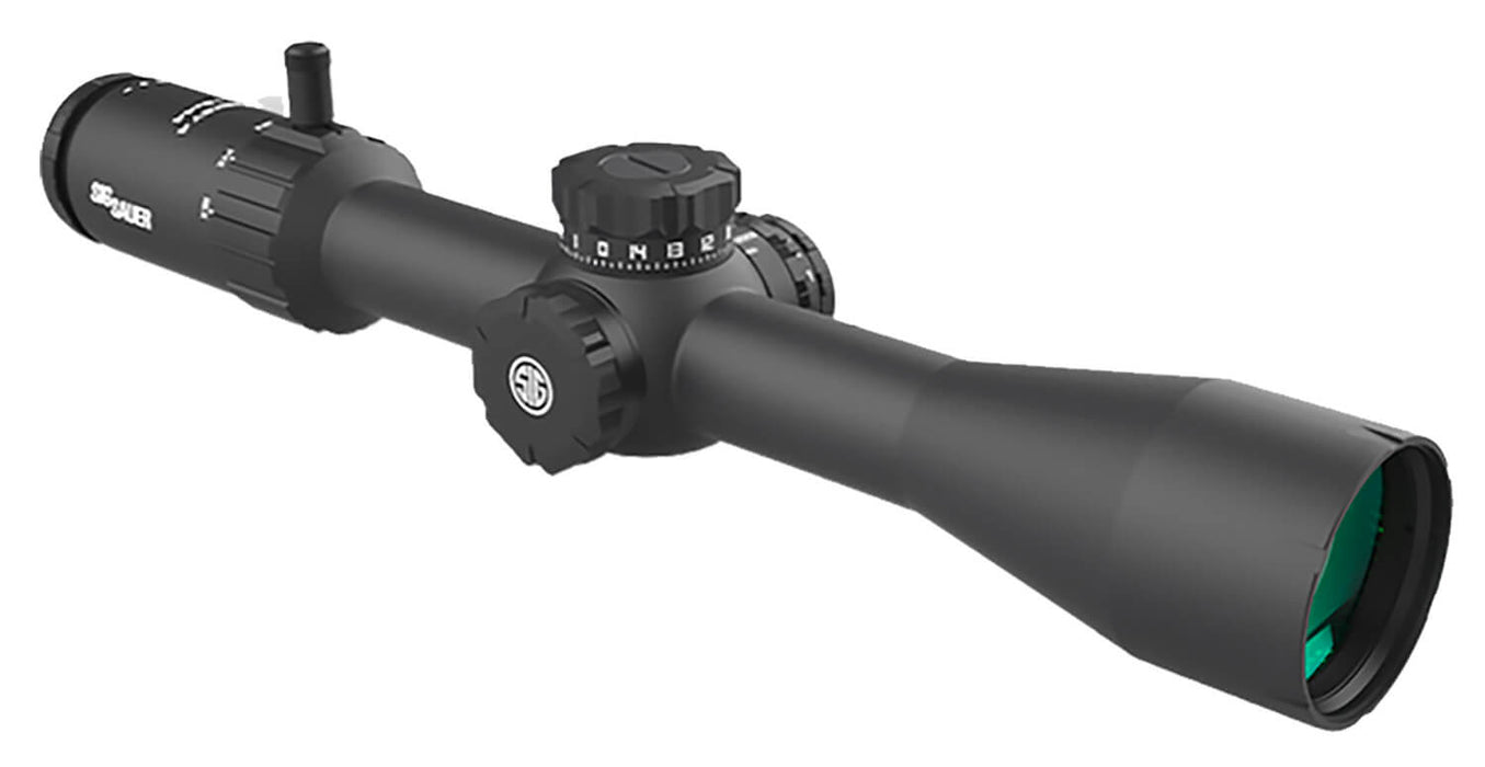 Sig Sauer Electro-Optics SOW43001 Whiskey4 SFP Exposed Zero Stop Black 3-12x 44mm 30mm Tube BDC-1 Reticle