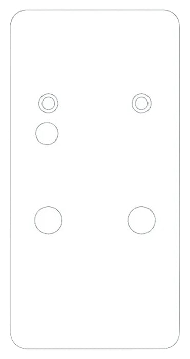 Beretta USA EUS03064 APX A1 Carry Optic Plate Black, Fits Beretta APX A1 Carry, C-More Pattern Footprint Mount