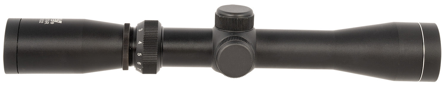 NcStar SPB2732B Long Eye Relief  Black 2-7x 32mm 1" Tube Plex Reticle