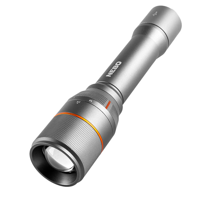 Alliance Consumer Group NEBFLT0018 Davinci 1000 Flashlight  Gray 100/400/1,000 Lumens White LED