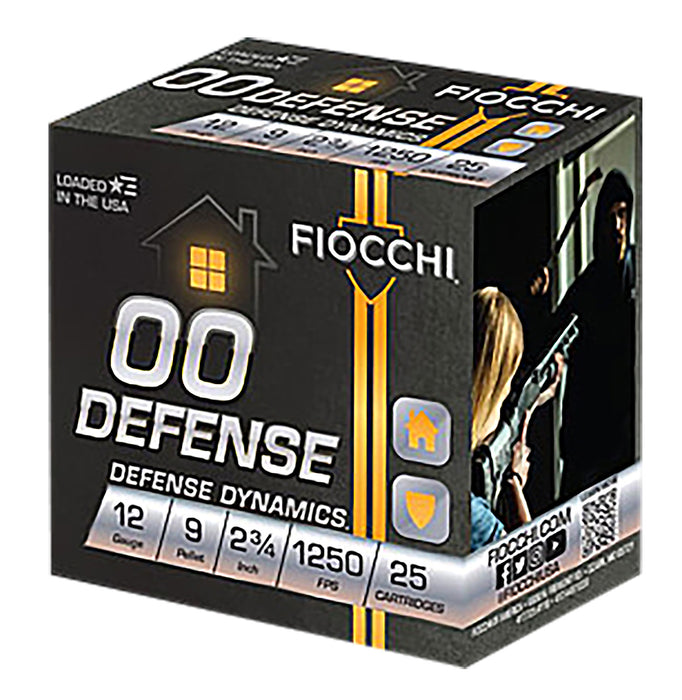 Fiocchi 12EX00BK   12 Gauge 2.75" 25 Per Box/ 10 Cs