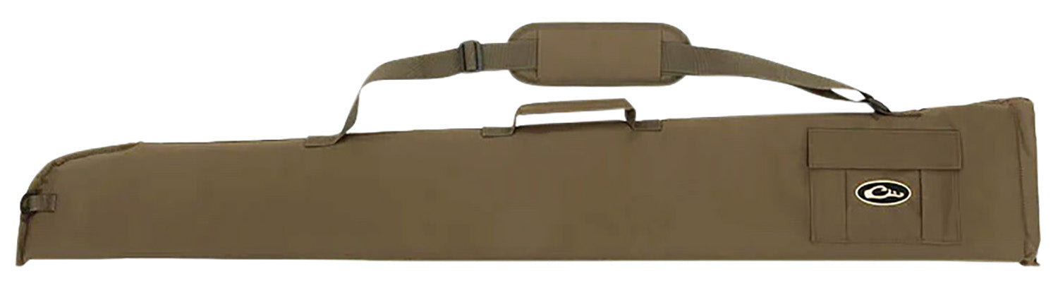 Drake Waterfowl DW3110GTB Side-Opening Shotgun Case Exterior Choke Tube Pocket, Carry Handles/Adj. Strap, Hanging D-Ring