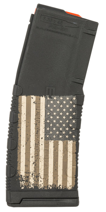 Black Rain Ordnance MAG30AMFLAG Magazine  30rd 223 Rem/5.56x45mm NATO American Flag Engraving Fits AR-15/M16/M4