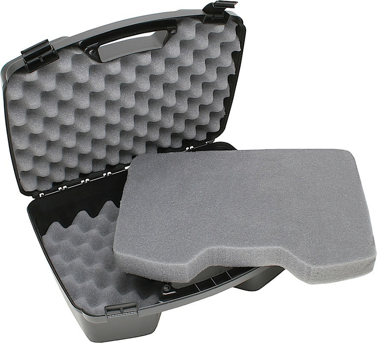 MTM Case-Gard 81140 Handgun Case  Black Polypropylene Holds 4 Handgun w/ up to 8" Barrels & 6 Sub-Compacts w/ Magazines