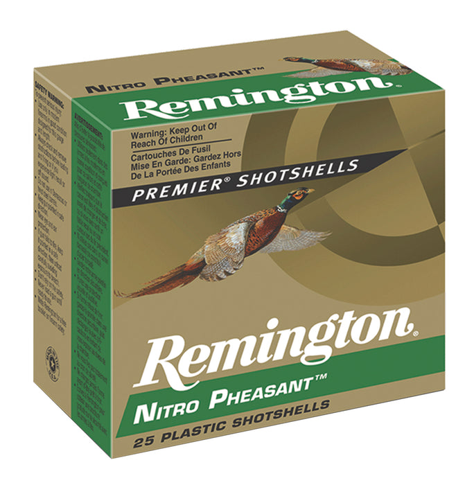 Remington Ammunition 28636 Premier Nitro Pheasant  12 Gauge 2.75" 1 3/8 oz 1300 fps 6 Shot 25 Bx/10 Cs