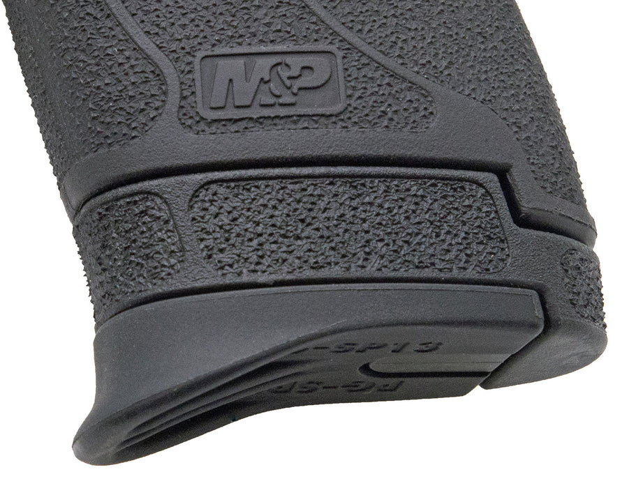 Pearce Grip PGSP13 Grip Extension  Black Textured Polymer, Fits 13rd/15rd Mags for S&W Equalizer & M&P Shield Plus