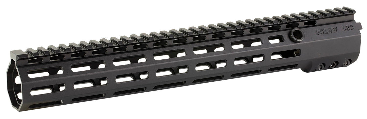 Sons Of Liberty Gun Works L8913.75 L89 Drive Lock Rail 13.75" M-LOK with QD Sling Mount, Black Anodized, Full Length Picatinny Top, Titanium Barrel Nut, Fits AR-15