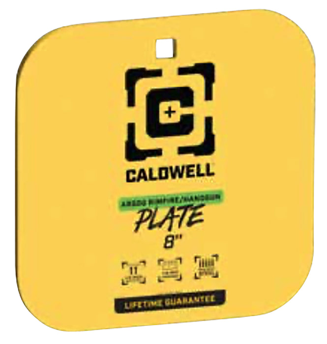 Caldwell 4002878   8" Rimfire/Handgun Yellow AR500 Steel Gong 1/4" Thick