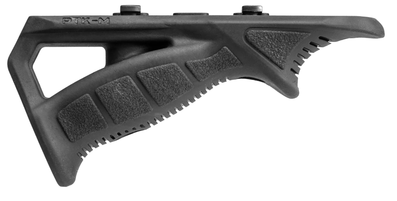 FAB Defense FXPTKMB PTK Rubberized M-LOK Ergonomic Angled Grip  Black Polymer Fits AR-Platform