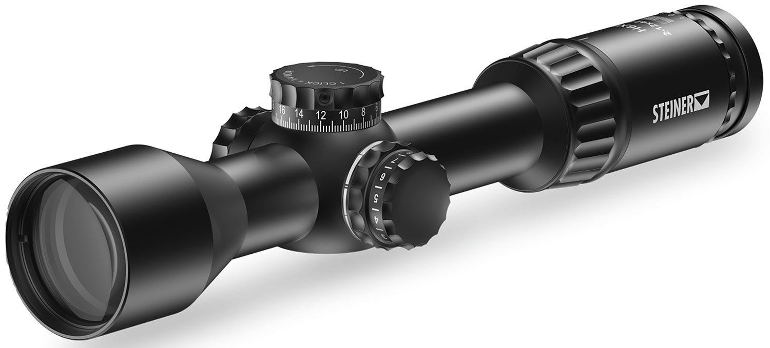 Steiner 8782 H6Xi  Black 2-12x42mm 30mm Tube, Illuminated STR-MIL Reticle