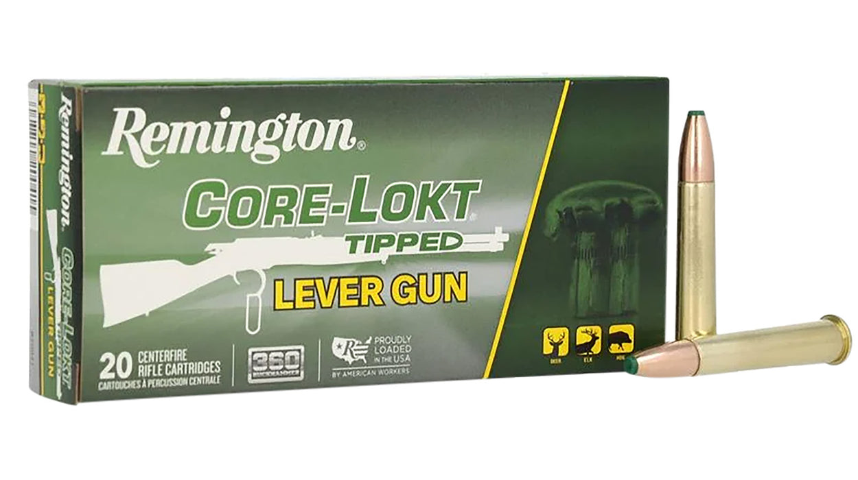 Remington Ammunition R20041   360 Buckhammer 180 gr Core Lokt Tipped 20 Per Box/ 10 Case