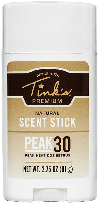 Tinks W6227 Peak30 Scent Stick Deer 2.75 oz Stick