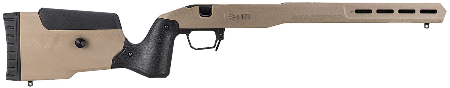 Mdt Sporting Goods Inc 106232-FDE MDT Field Stock Flat Dark Earth Ruger American/ Short Action 32.22"