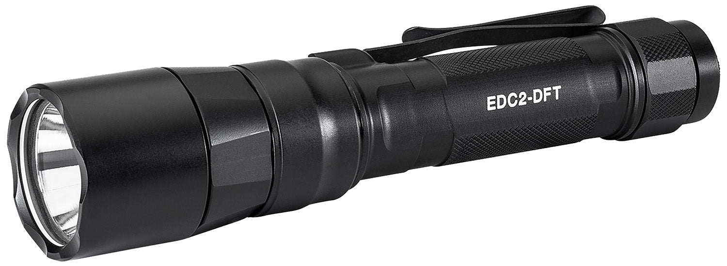 SureFire EDC2DFTBK EDC2-DFT  Black Anodized White LED 25/700 Lumens