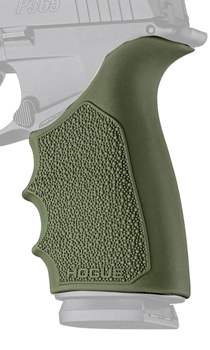 Hogue 18521 Grip Sleeve Handall Beavertail OD Green Rubber