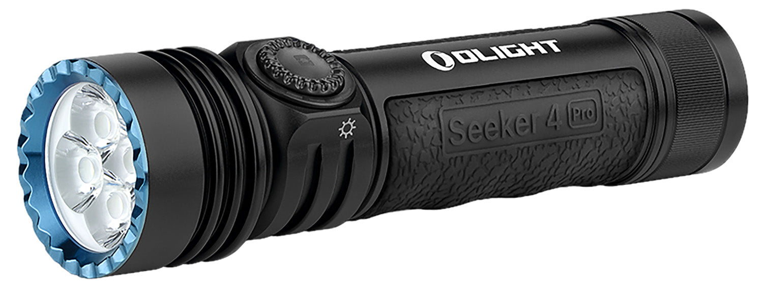 Olightstore Usa Inc SEEKER4PROMTBKCW Seeker 4 Pro  Matte Black 5/50/300/600/1,200/4,600 Lumens White LED