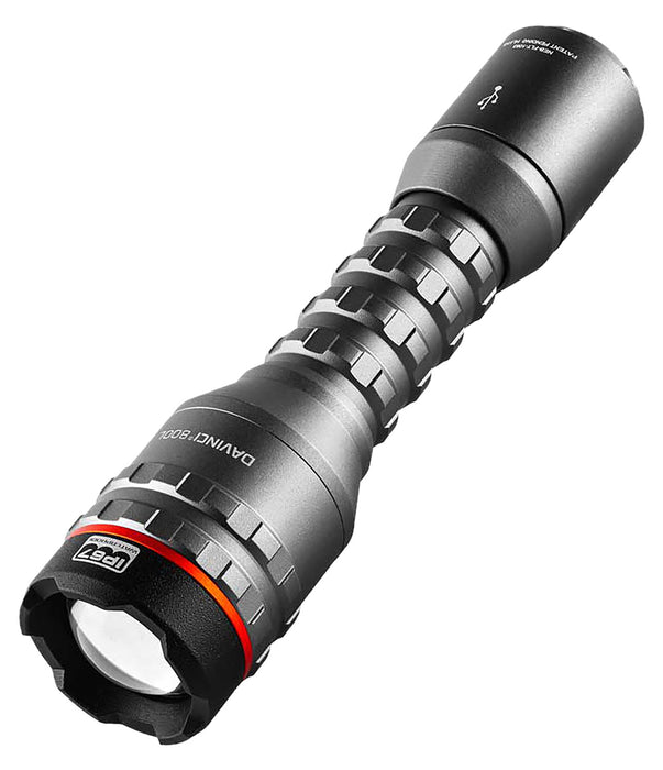 Alliance Consumer Group NEBFLT1063 Davinci 800L Flashlight  Gray 100/400/800 Lumens White LED