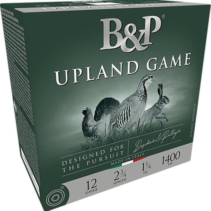 B&p Ammunition 12B14UP4 Upland Game  12 Gauge 2.75" 1 1/4 oz 4 Shot 25 Per Box/ 10 Case