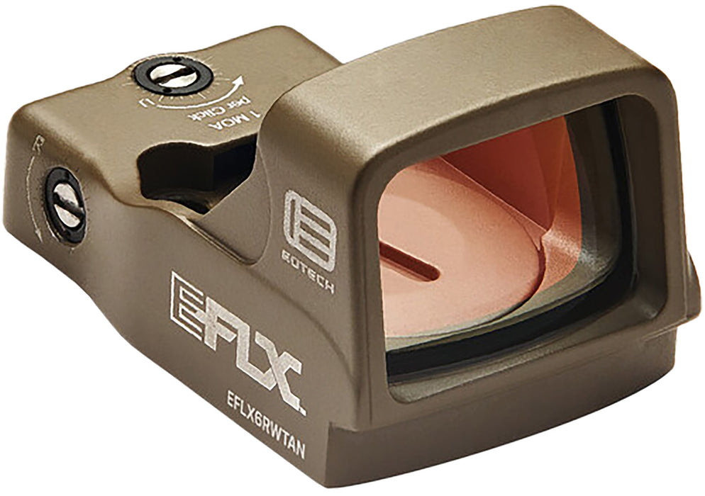 Eotech EFLX3RWTAN EFLX Mini Reflex Sight  Tan 1 x 3 MOA Red Dot