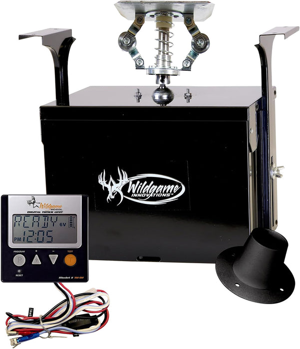 Wildgame Innovations WGIPU0030 Evolution Digital Feeder Kit 6 Programs 1-30 Seconds Duration Black