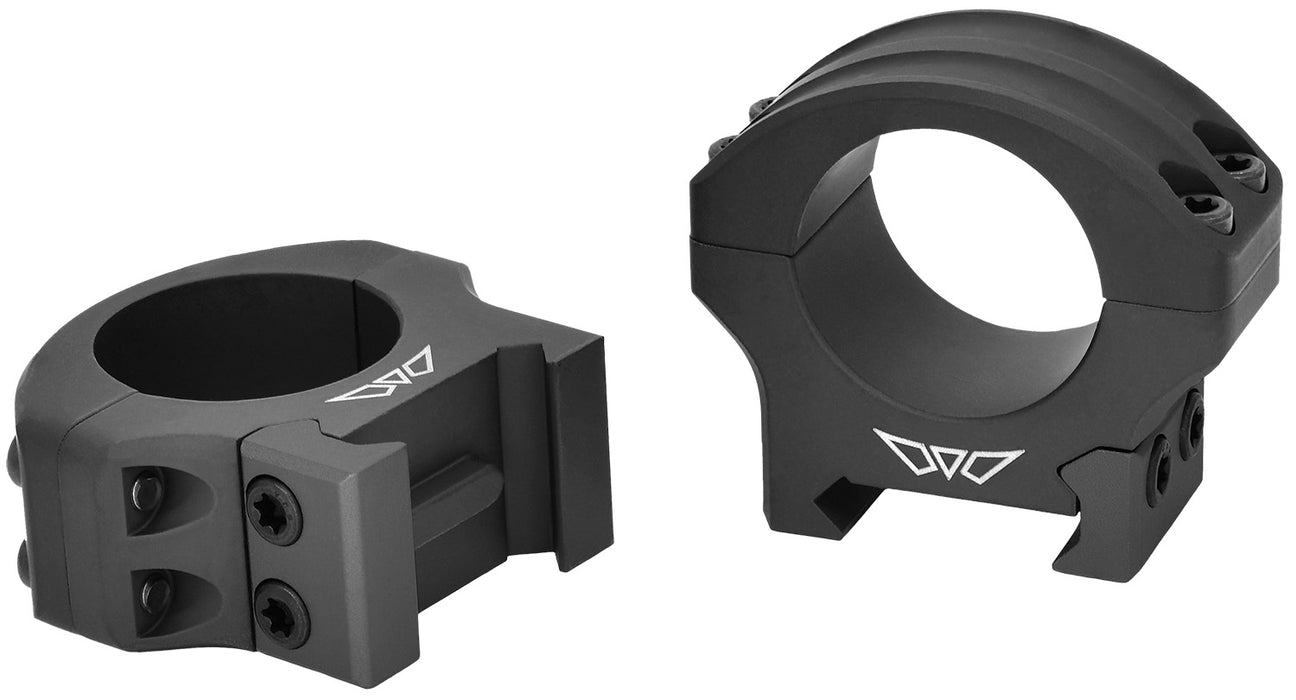 Warne 8500M  Hyperlite Matte Black 1" Low