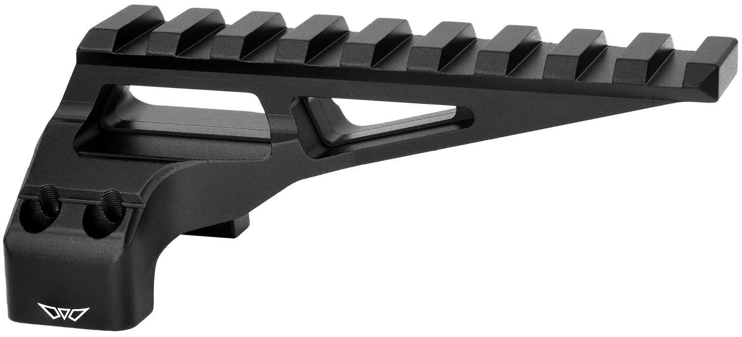 Warne 7861M DiviingBoard Mount  Black 35 mm