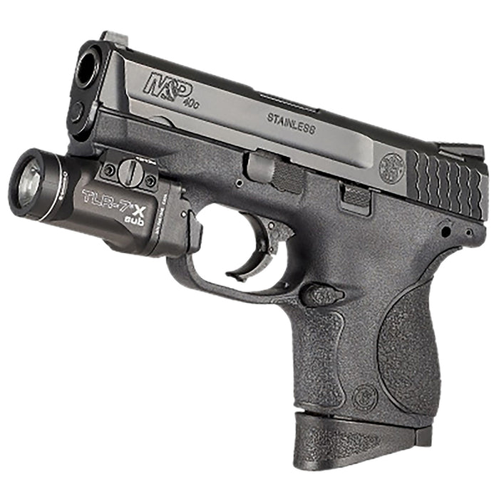 Streamlight 69407 TLR-7 X Sub USB  Black Anodized 500 Lumens  White LED S&W M&P M2.0 Subcompact/Beretta Px4 Storm