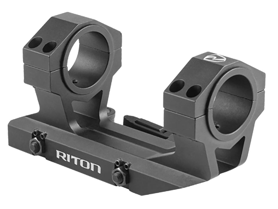 Riton Optics X34QD 34 mm QD Cantilever Mount Scope Mount/Ring Combo Black Anodized