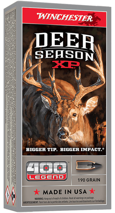 Winchester Ammo X400DS Deer Season XP  400Legend 190gr 20 Per Box/10 Case